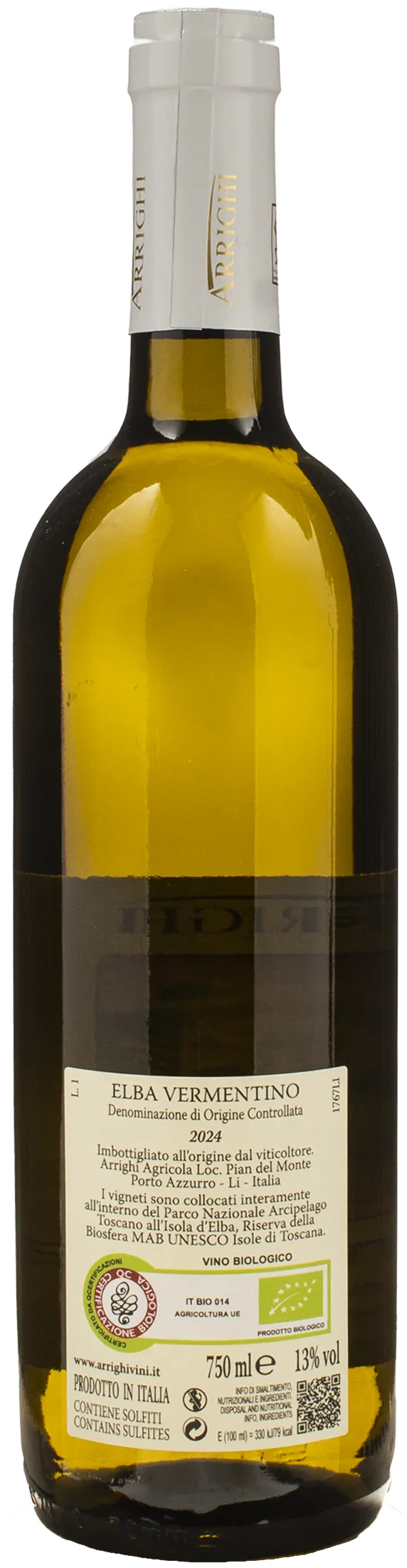 Arrighi Elba Vermentino Arembapampane 2024