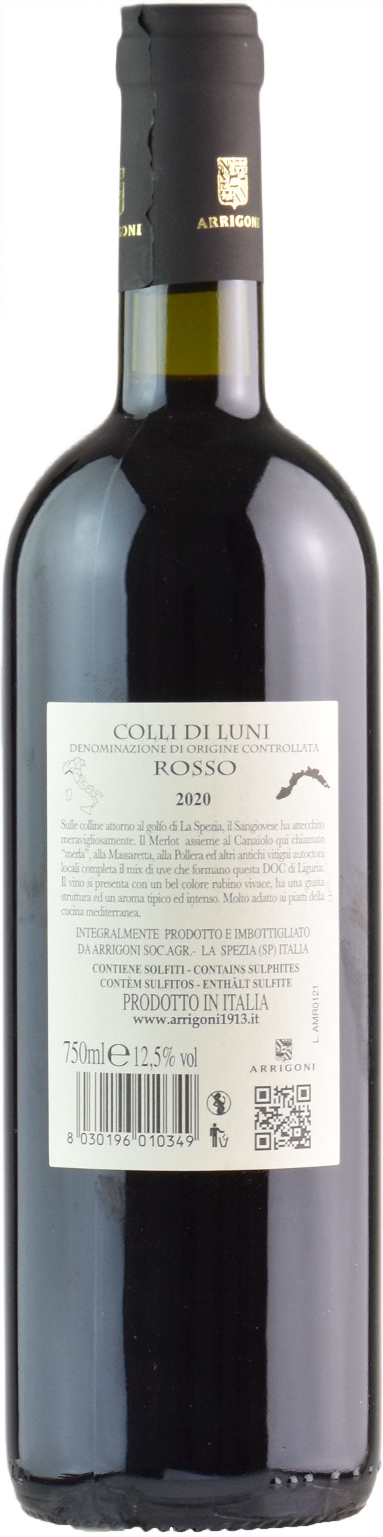 Arrigoni Colli di Luni Rosso Ampelos 2020