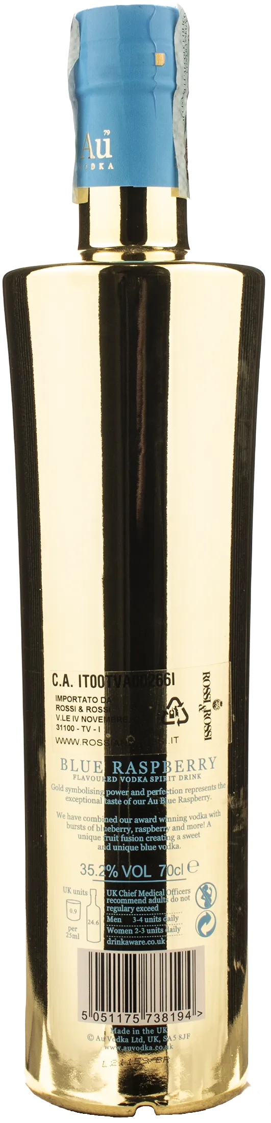 Au Vodka Blue Rasperry 0.7L