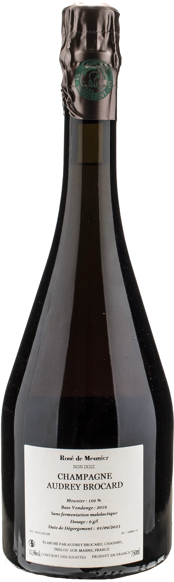 Audrey Brocard Champagne Cuvee Rosè de Meunier