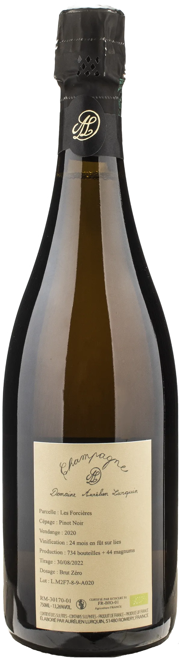 Aurelien Lurquin Champagne Brut Nature Forcieres 2020