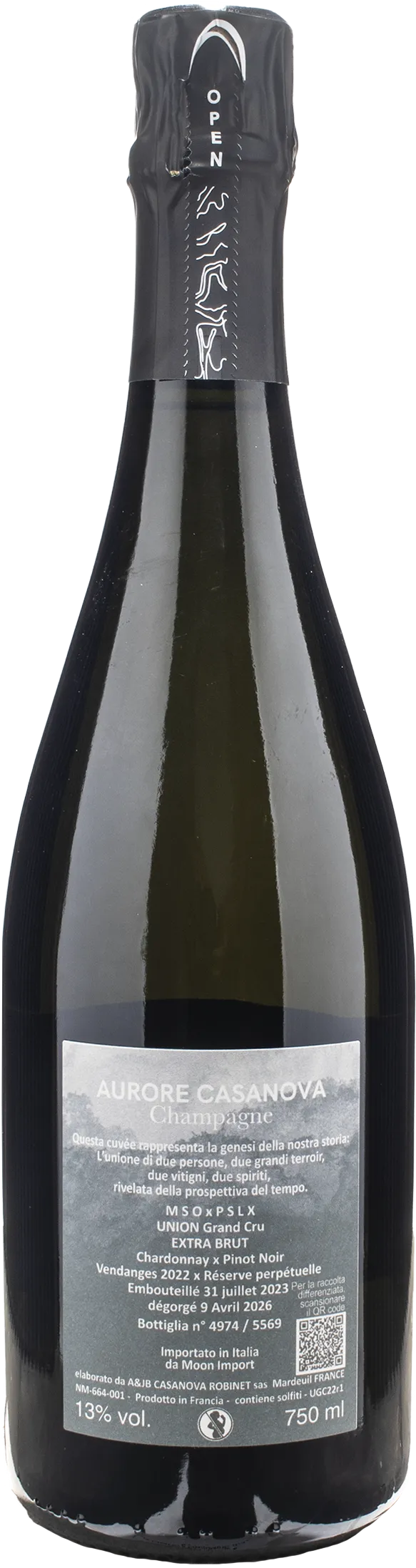 Aurore Casanova Champagne Grand Cru Union Extra Brut