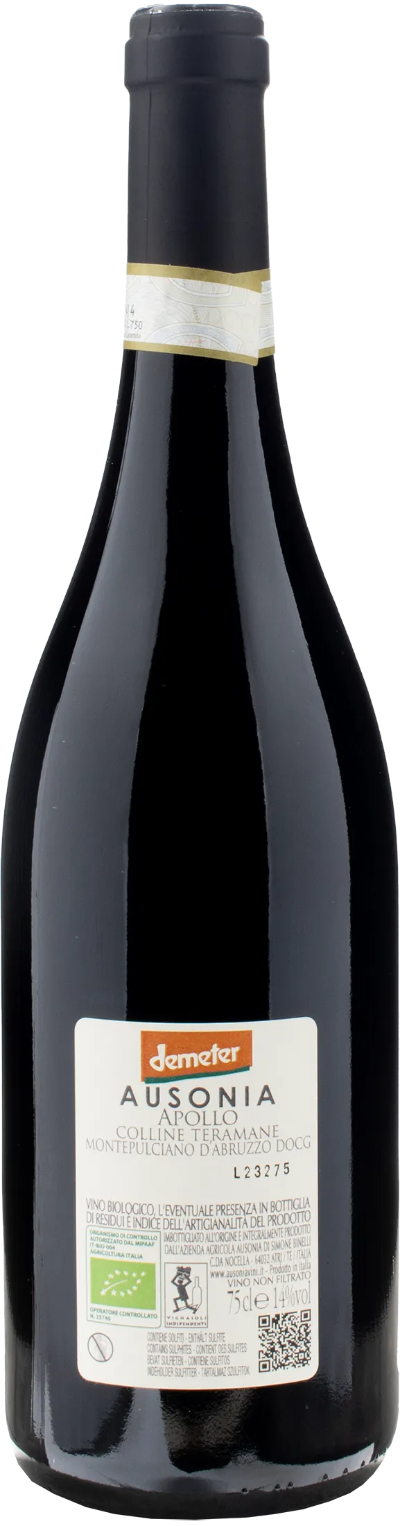 Ausonia Montepulciano d'Abruzzo Teramane Apollo 2021