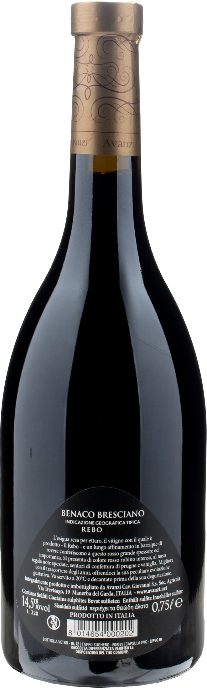 Avanzi Rebo Montecorno 2019