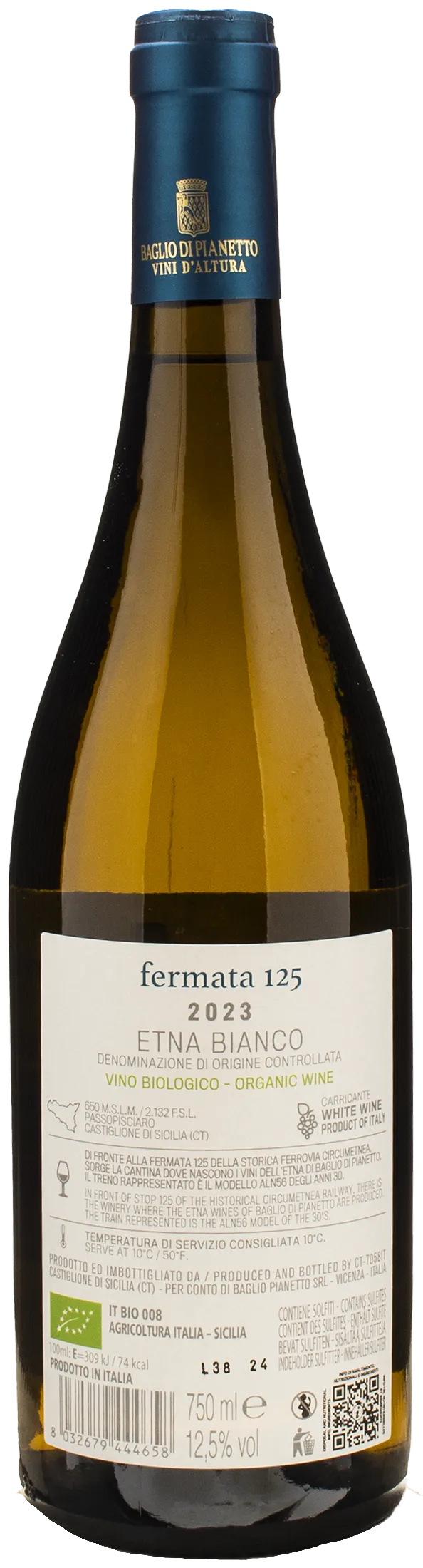 Baglio di Pianetto Fermata 125 Etna Bianco 2023
