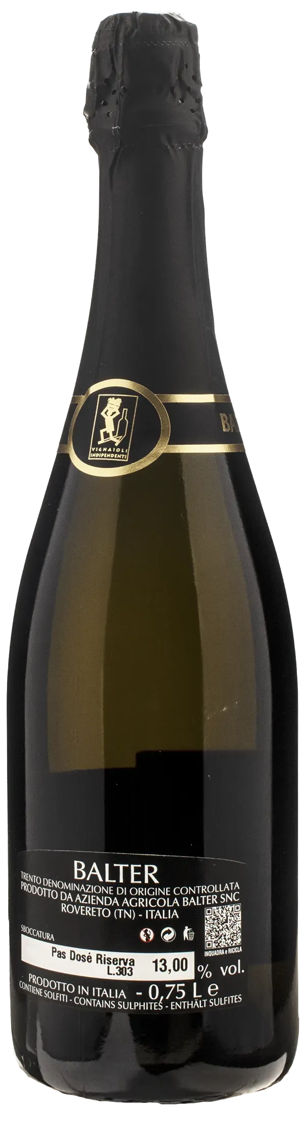 Balter Trento Pas Dose Riserva 2016