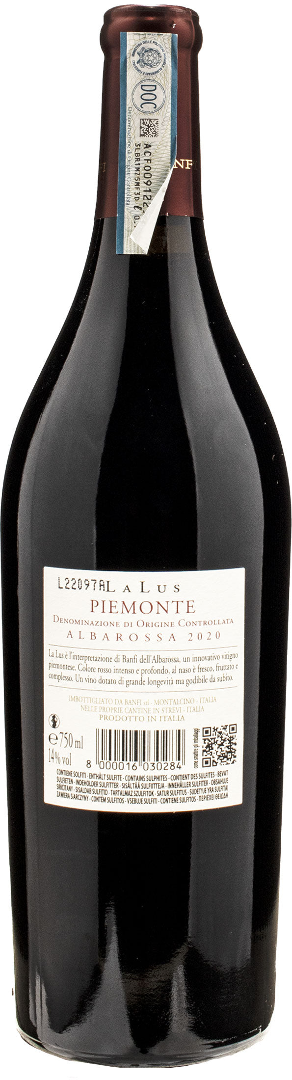 Banfi Albarossa La Lus 2020