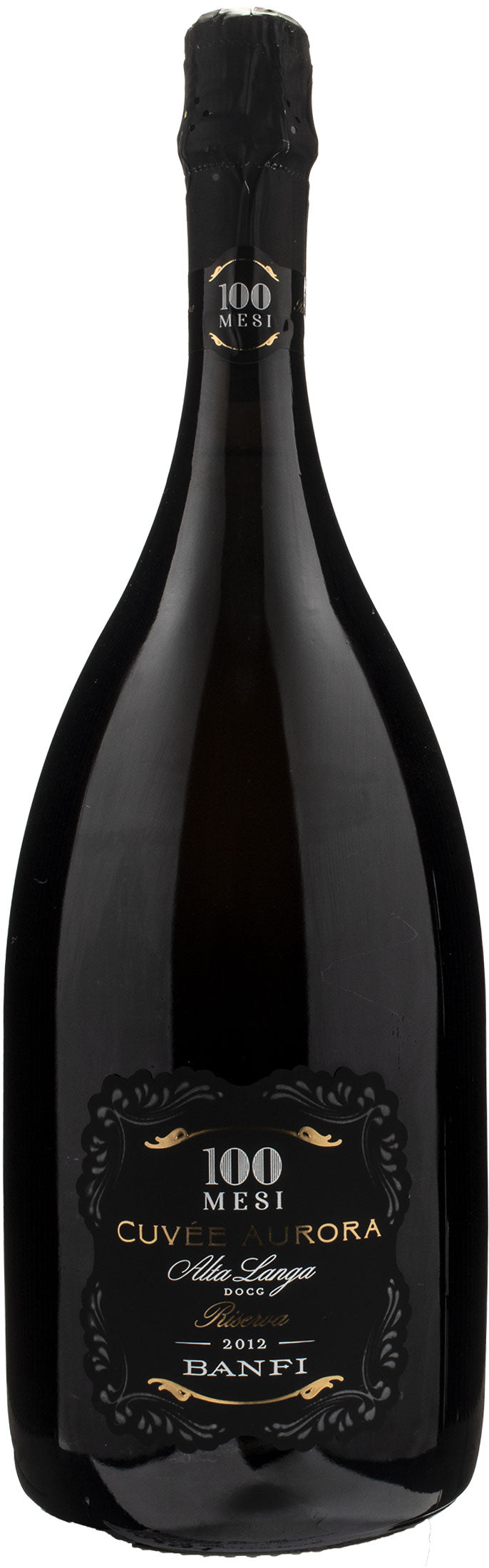 Banfi Alta Langa 100 Mesi Cuvee Aurora Pas Dose Riserva Magnum 2012