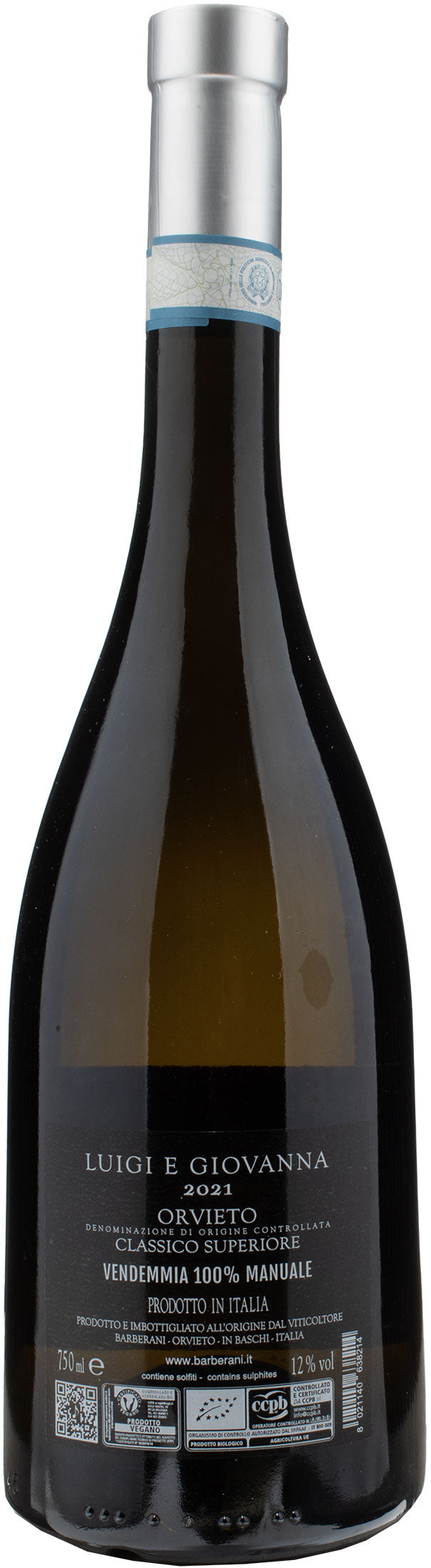 Barberani Orvieto Classico Superiore Luigi e Giovanna 2021