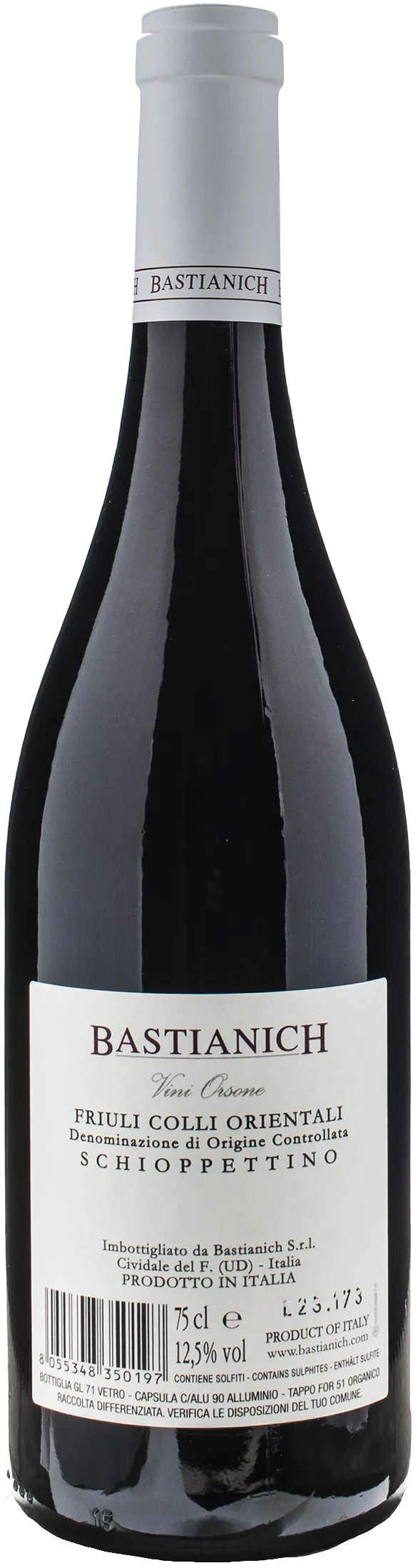 Bastianich Vini Orsone Schioppetino 2022