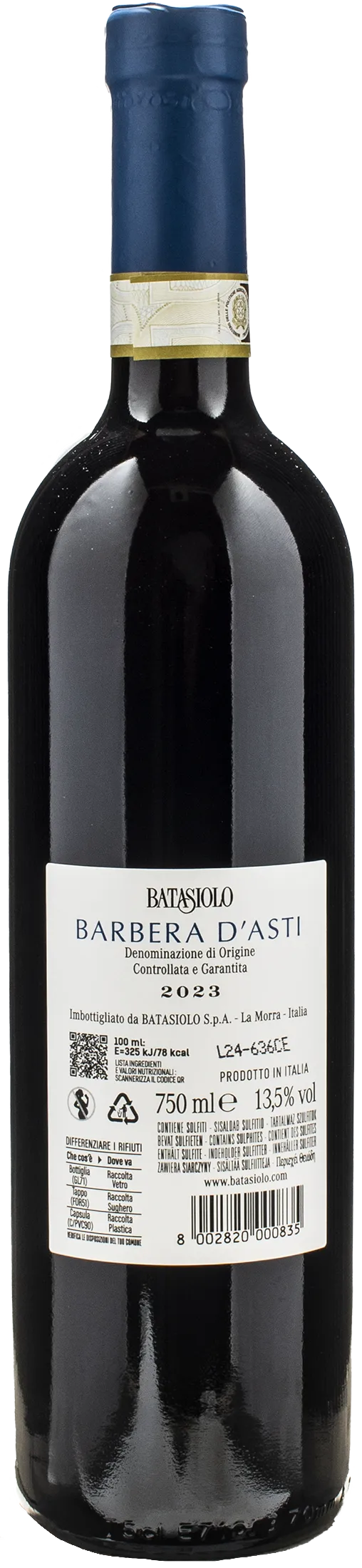 Batasiolo Barbera d'Asti 2023
