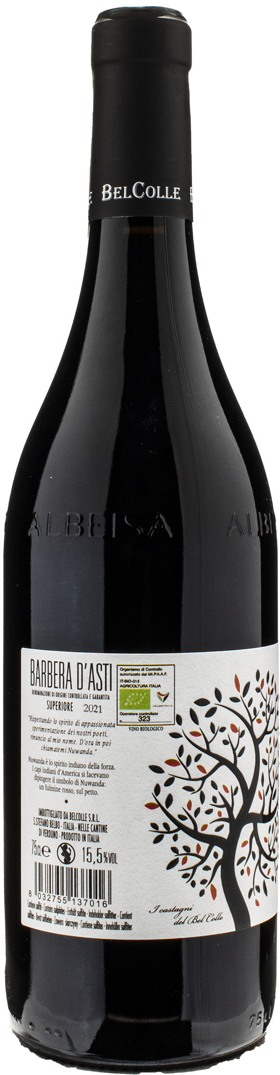 Bel Colle Barbera d'Asti Superiore Nuwanda 2021