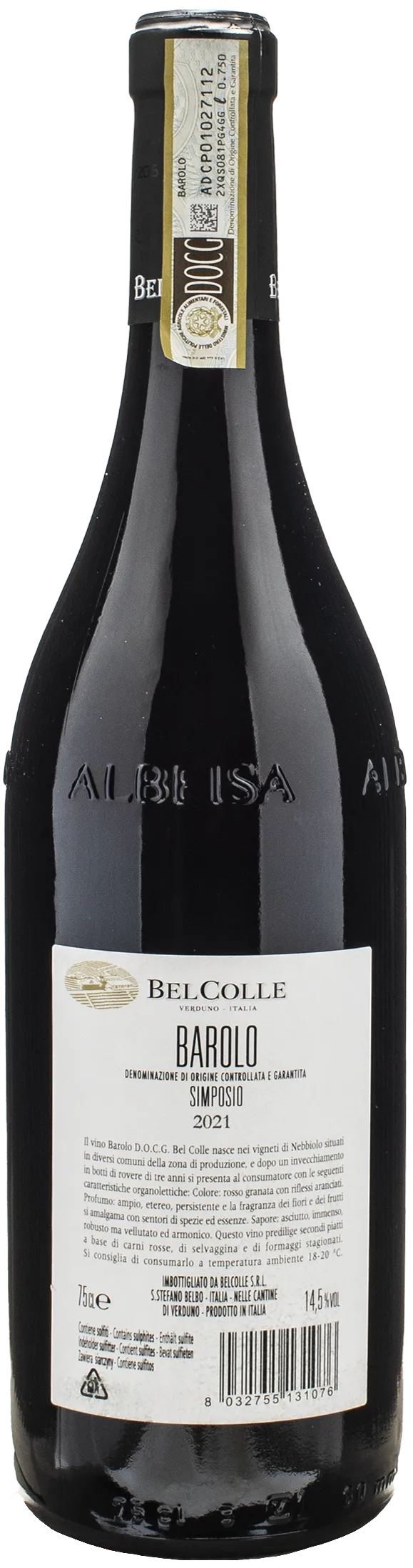 Bel Colle Barolo Simposio 2021