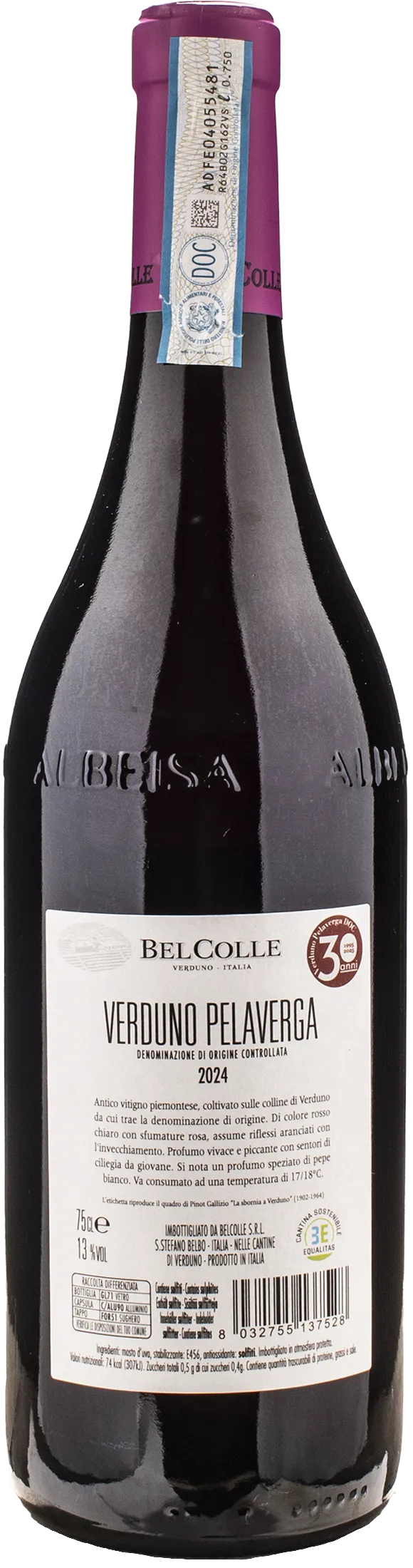 Bel Colle Verduno Pelaverga 2024