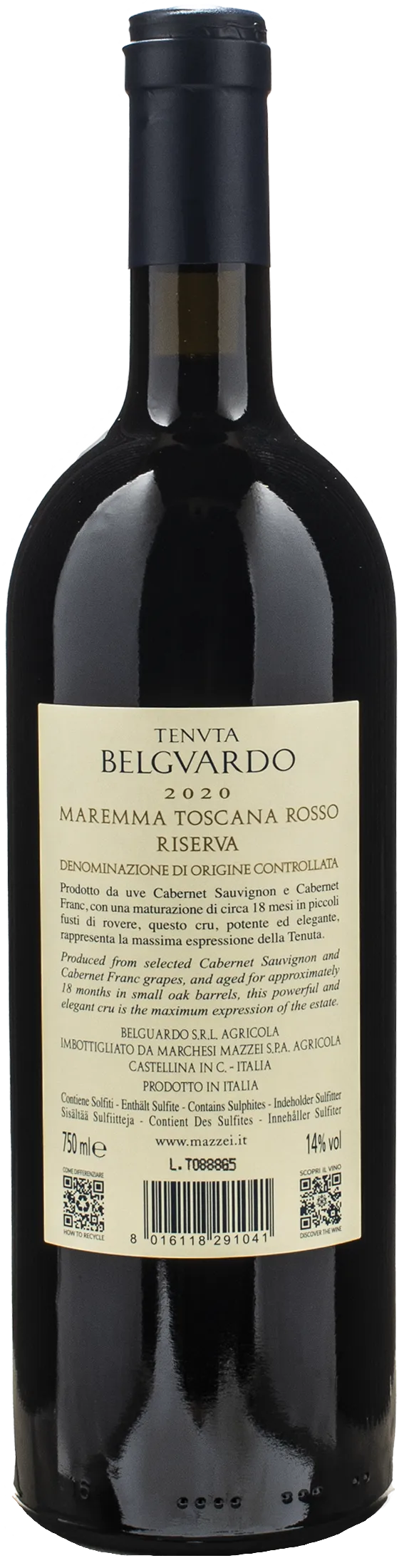 Belguardo Maremma Toscana Riserva 2020