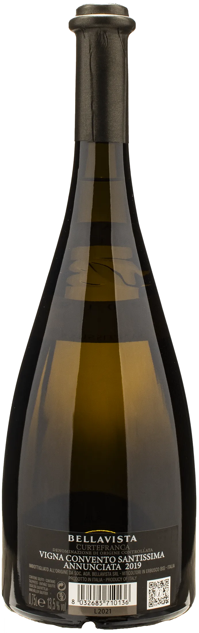 Bellavista Curtefranca Bianco Convento Santissima Annunciata 2019