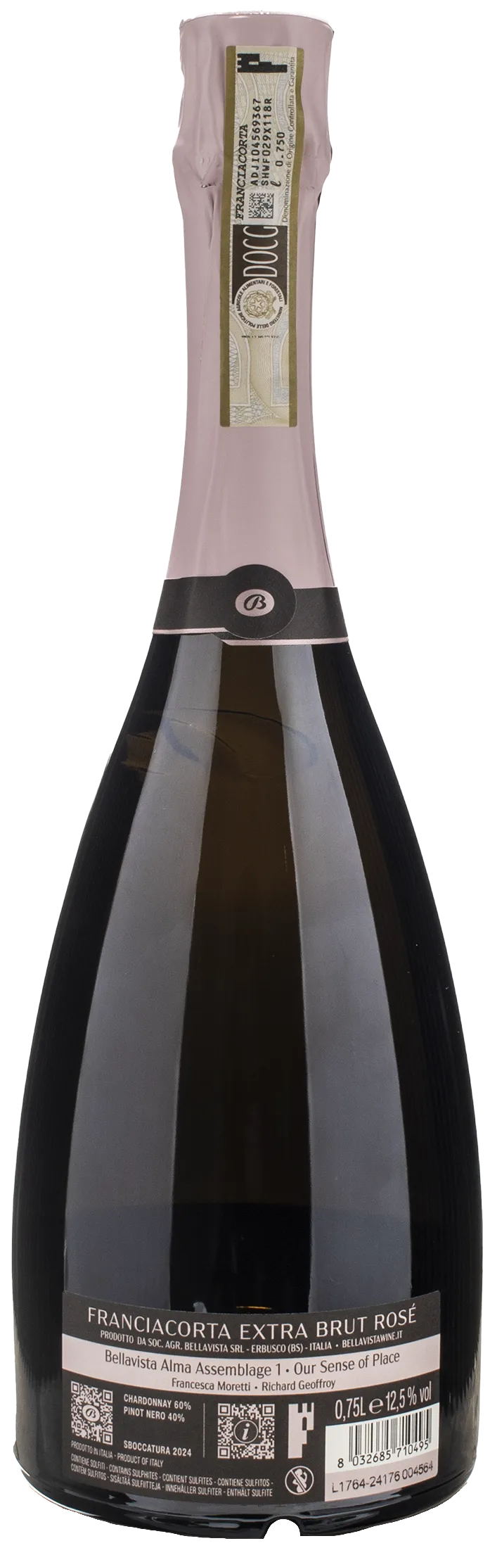 Bellavista Franciacorta Alma Assemblage 1 Extra Brut Rosè