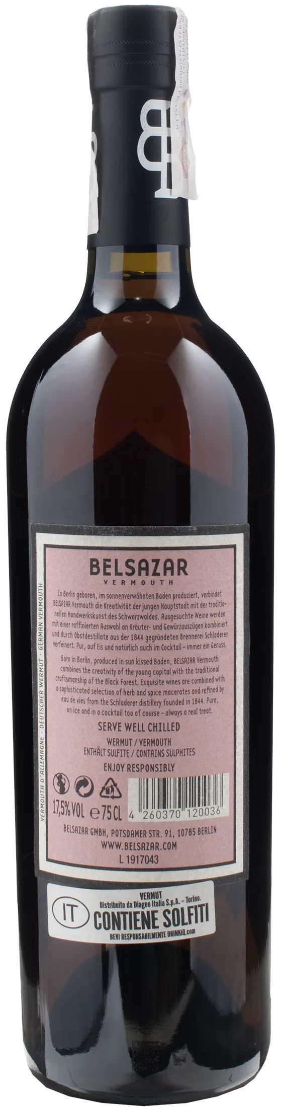 Belsazar Vermouth Rosè 0.75L