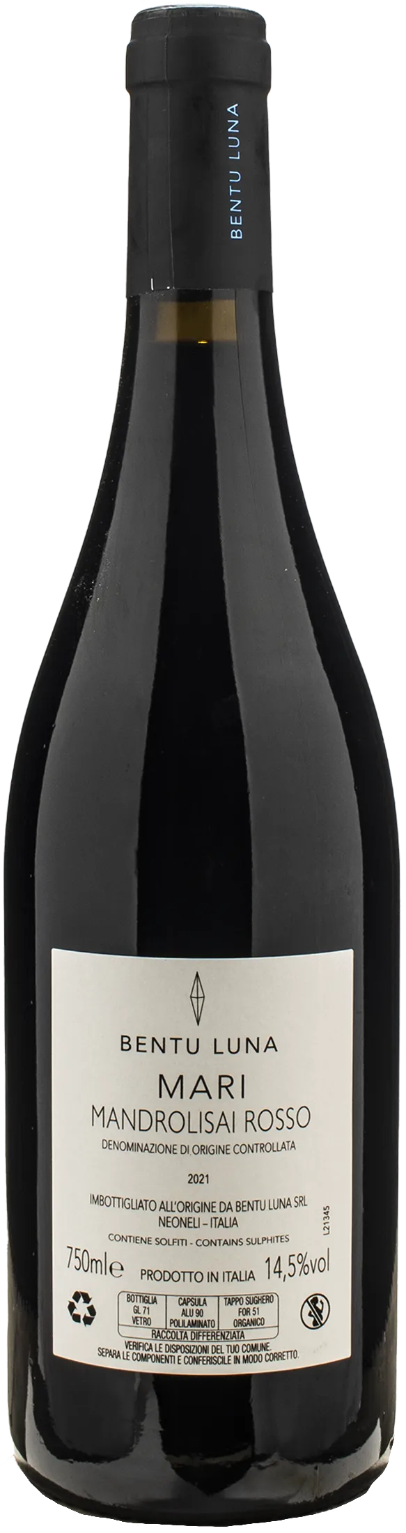 Bentu Luna Sardegna Rosso Mari 2021