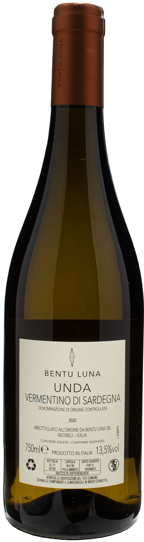 Bentu Luna Vermentino di Sardegna Unda 2022