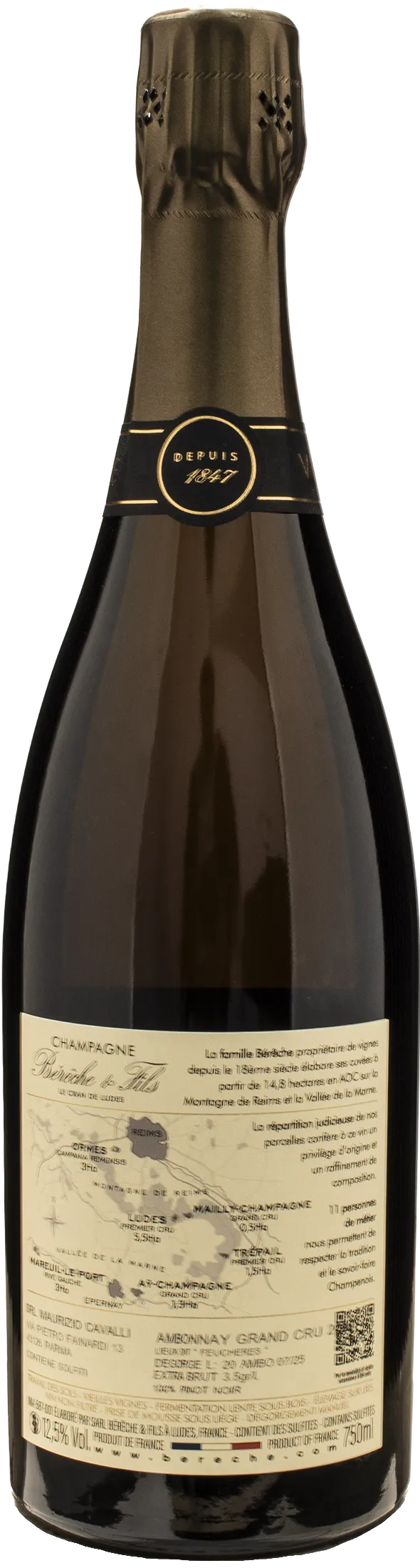 Bereche Champagne Ambonnay Grand Cru Extra Brut 2020