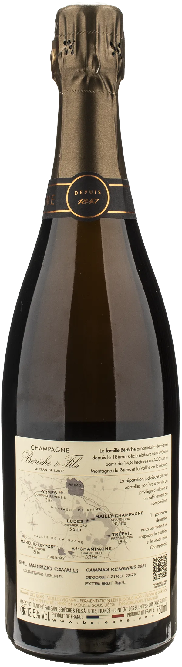 Bereche Champagne Grand Cru Campania Remensis Rosè Extra Brut 2021