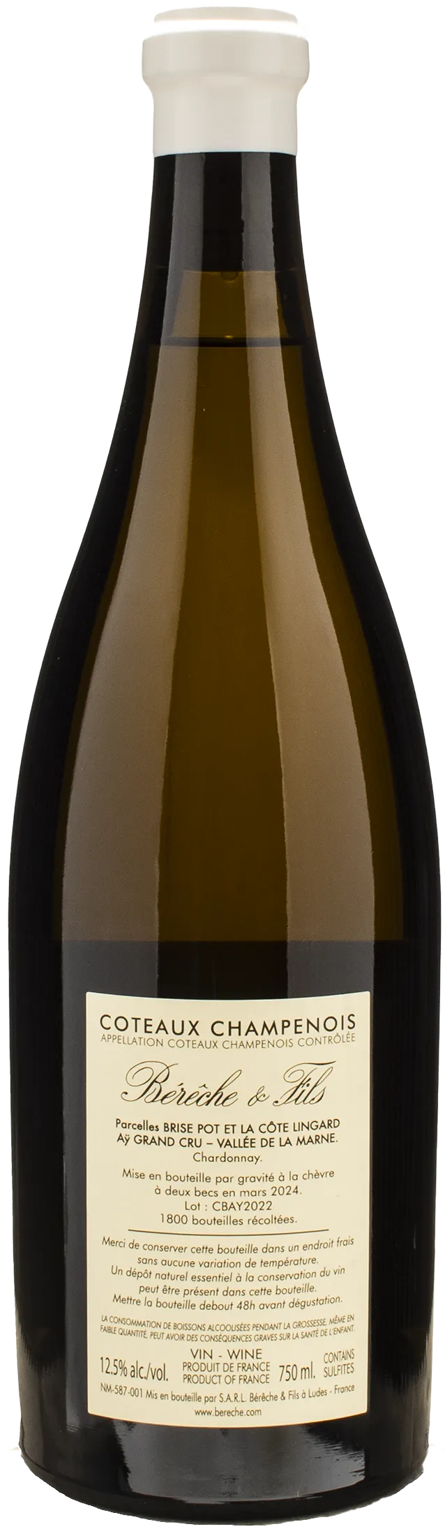 Bereche Coteaux Champenois Grand Cru Blanc Ay 2022