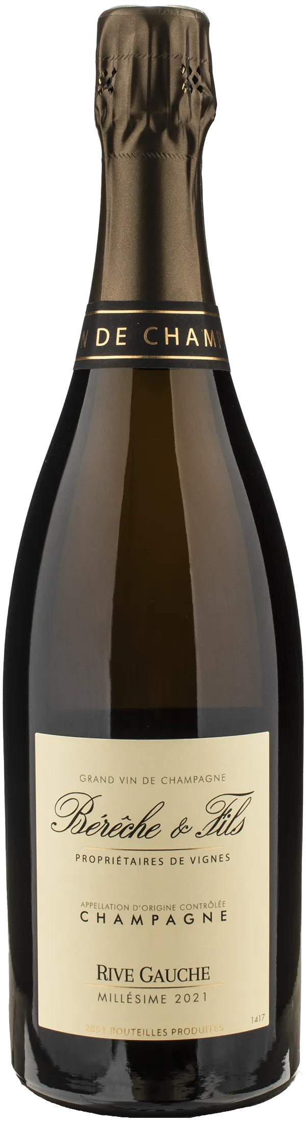 Bereche & Fils Champagne Rive Gauche Extra Brut Millesime 2021