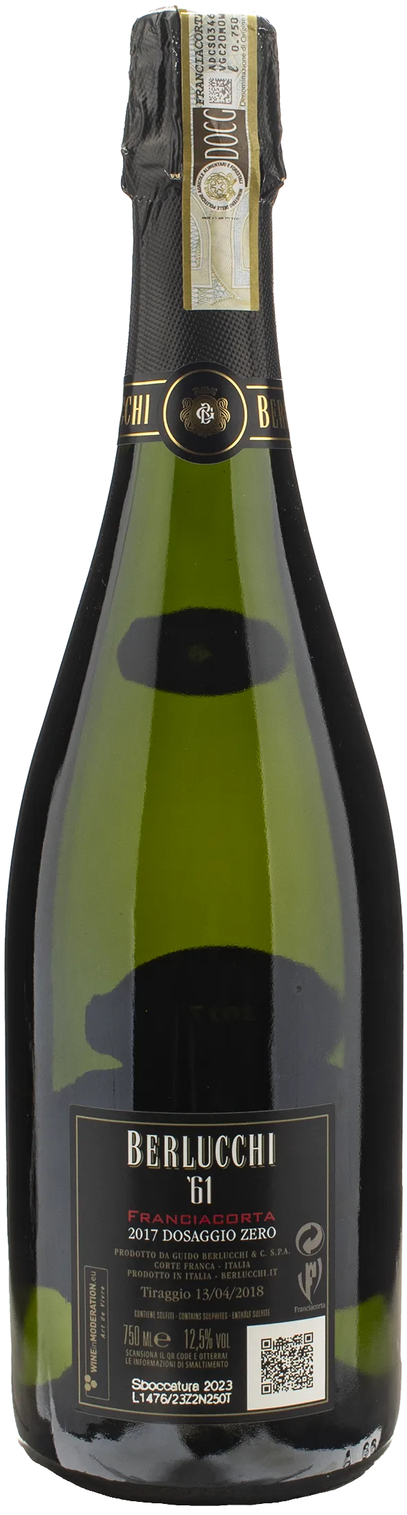 Berlucchi '61 Franciacorta Nature Dosaggio Zero 2017