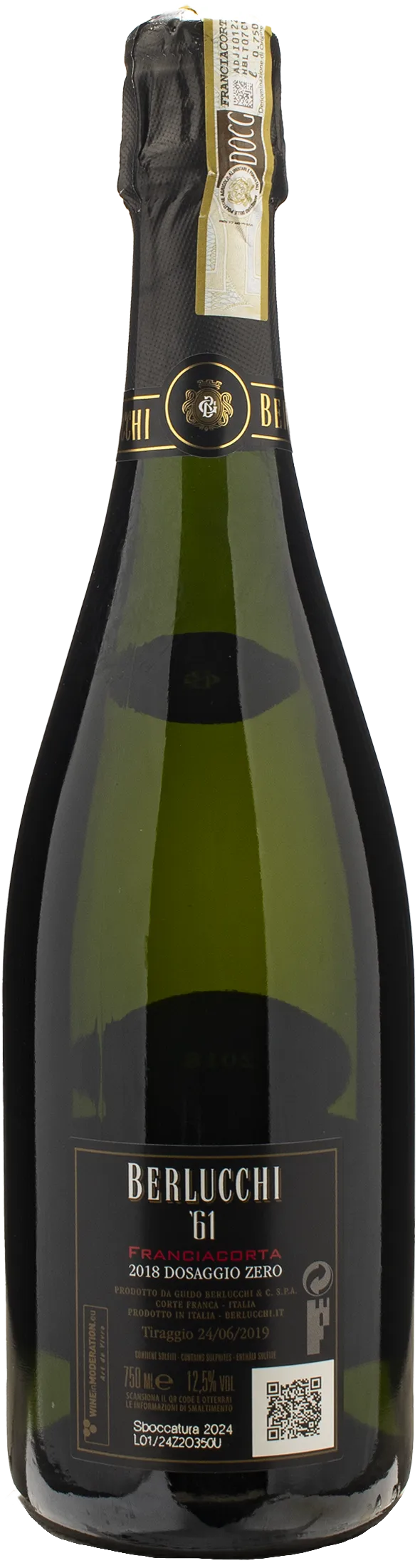 Berlucchi '61 Franciacorta Nature Dosaggio Zero 2018