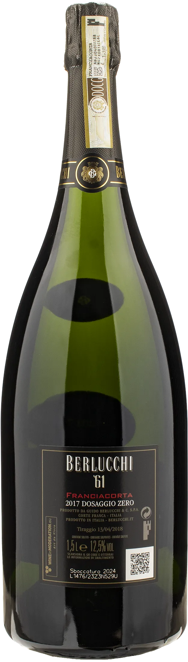 Berlucchi '61 Franciacorta Nature Dosaggio Zero Magnum 2017