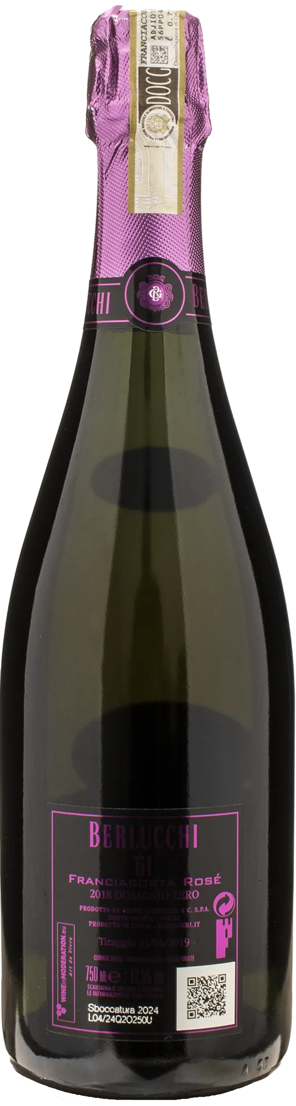 Berlucchi '61 Franciacorta Rosè Nature 2018