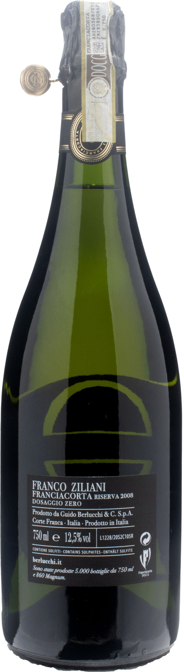 Berlucchi Franciacorta Franco Ziliani Dosaggio Zero Riserva 2008