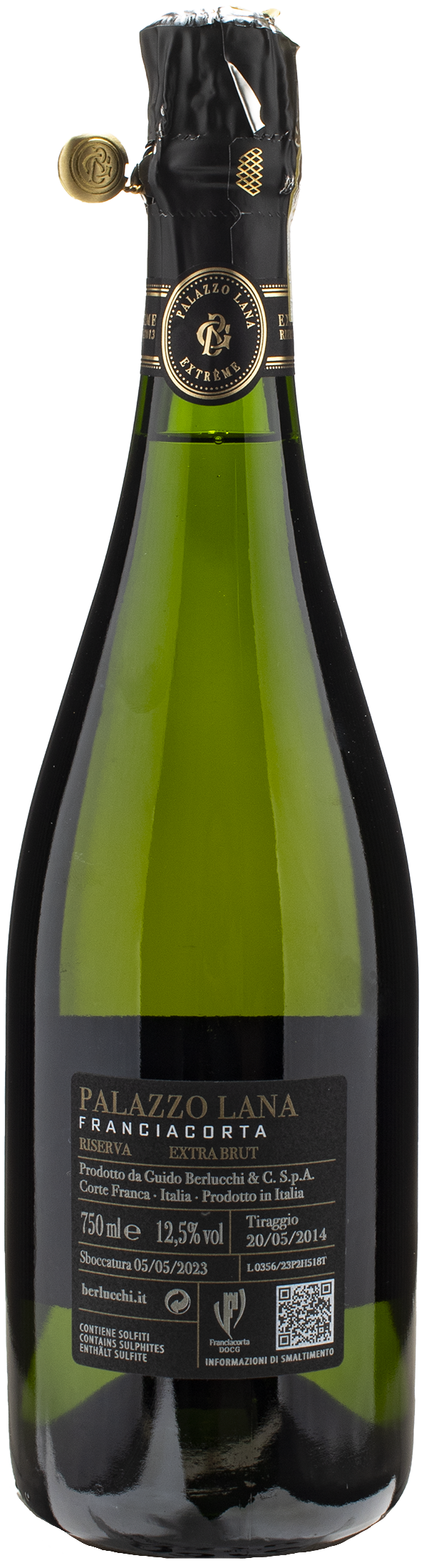 Berlucchi Franciacorta Palazzo Lana Extreme Extra Brut Riserva 2013