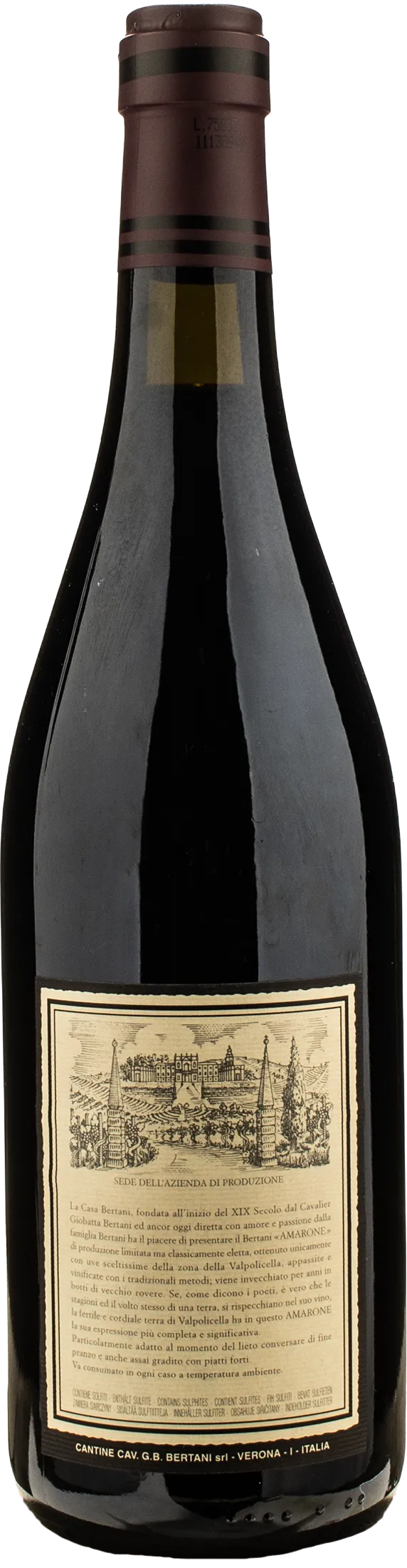 Bertani Amarone della Valpolicella Classico 2000