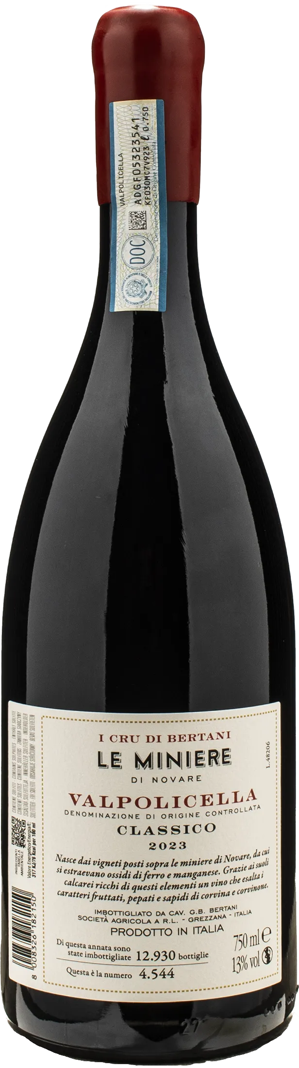 Bertani Valpolicella Classico Le Miniere di Novare 2023