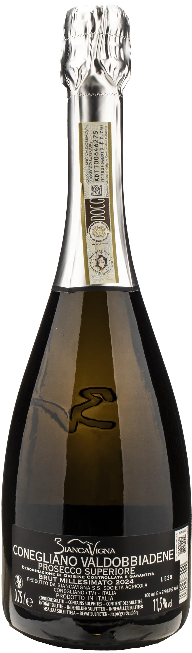 Biancavigna Conegliano Valdobbiadene Prosecco Superiore Brut Millesimato 2024