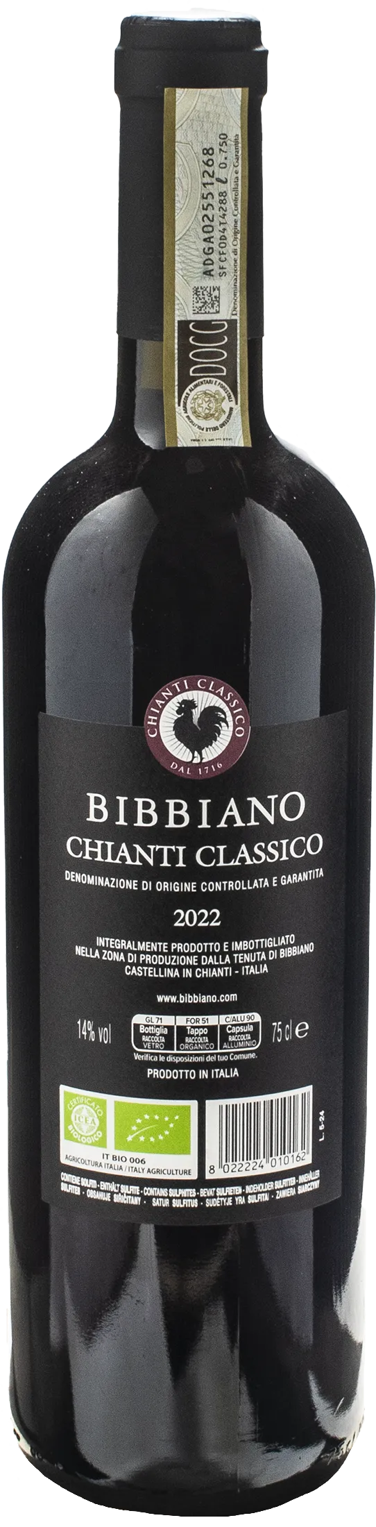 Bibbiano Chianti Classico 2022