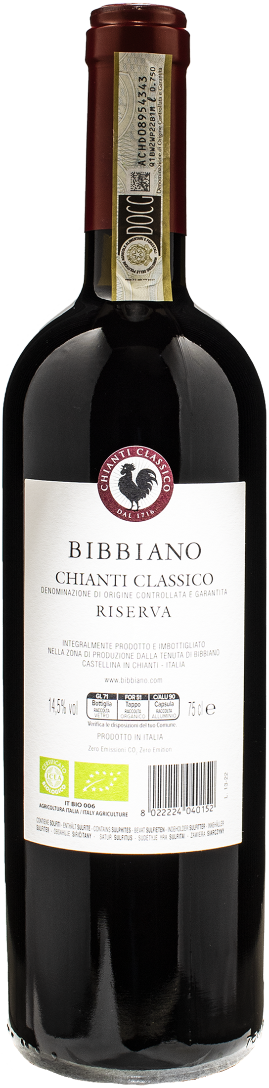 Bibbiano Chianti Classico Riserva 2020