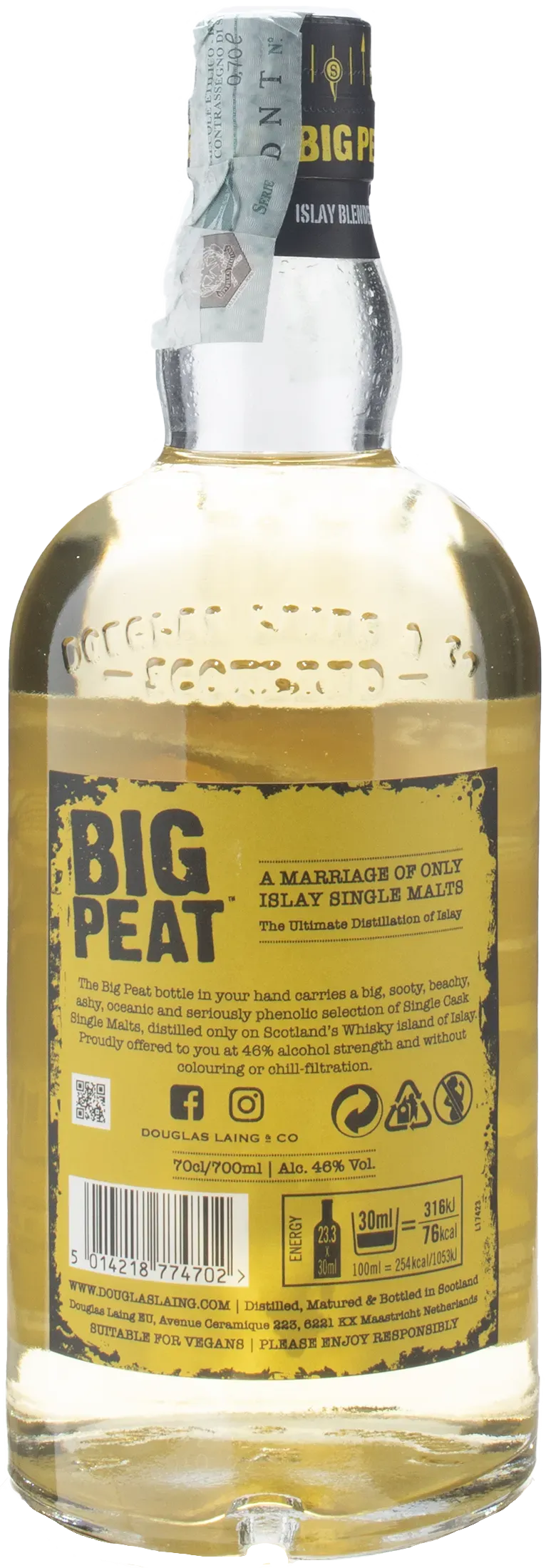 Big Peat Whisky Islay Blended Malt Scotch Whisky 0.7L