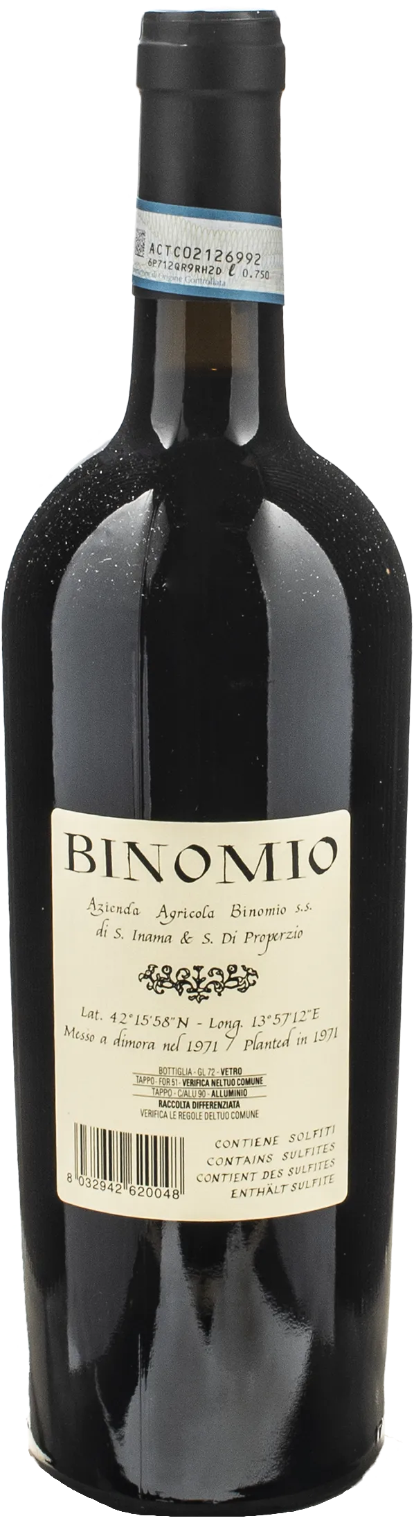 Binomio Montepulciano d'Abruzzo 2021