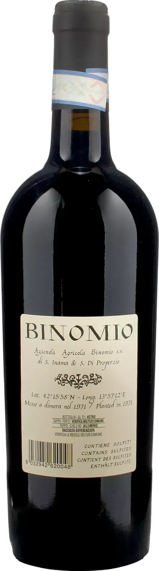 Binomio Montepulciano d'Abruzzo 2022