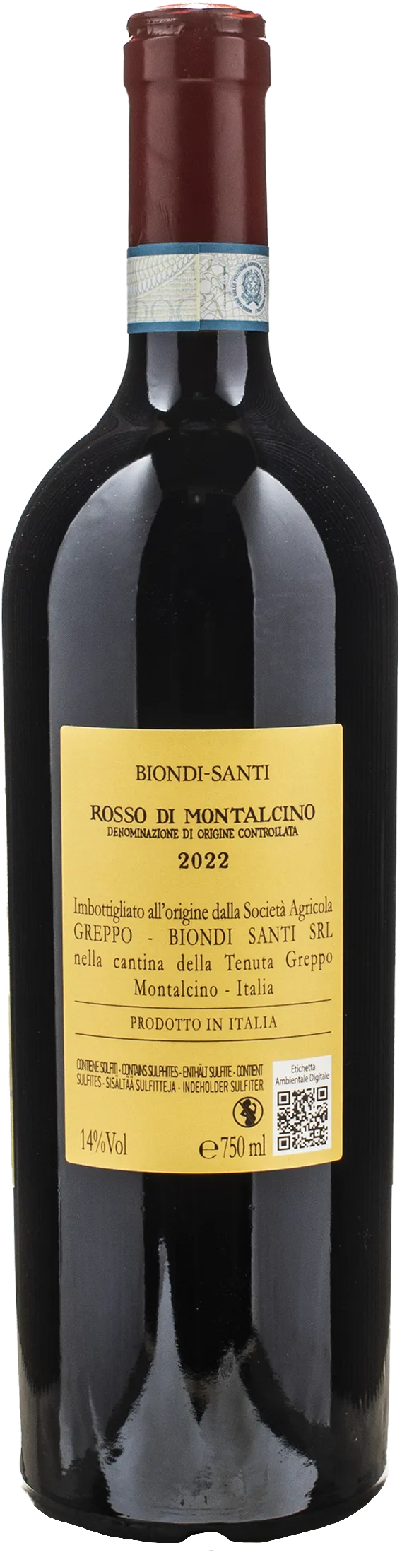 Biondi Santi Rosso di Montalcino Greppo 2022