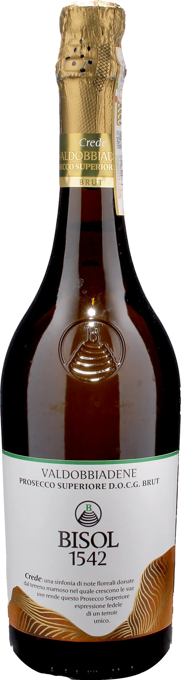 Bisol 1542 Valdobbiadene Prosecco Superiore Crede Brut 2025