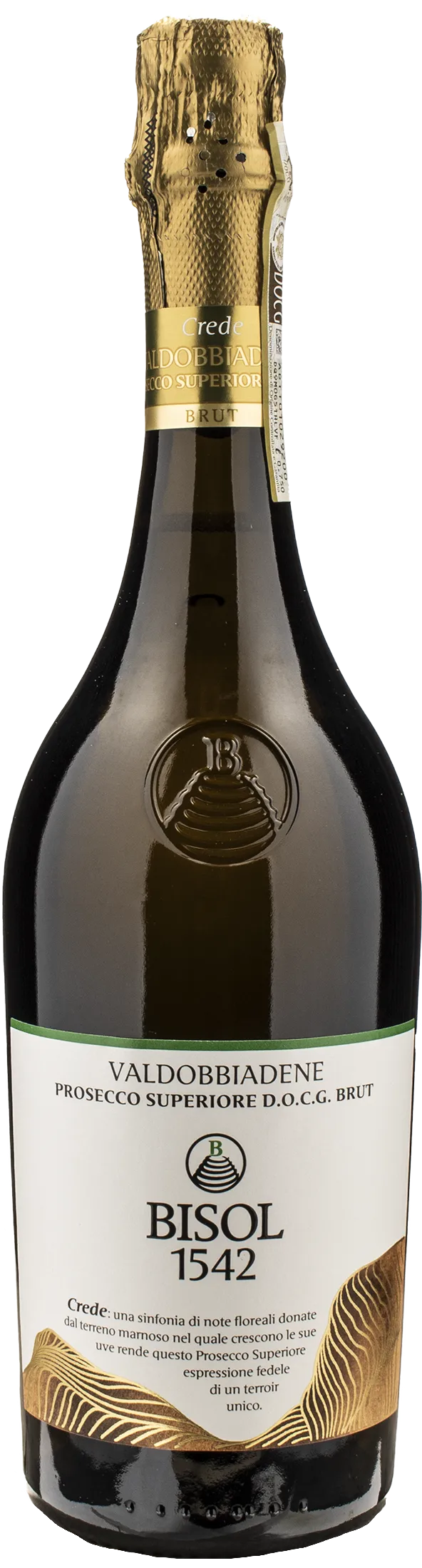 Bisol 1542 Valdobbiadene Prosecco Superiore Crede Brut 2024