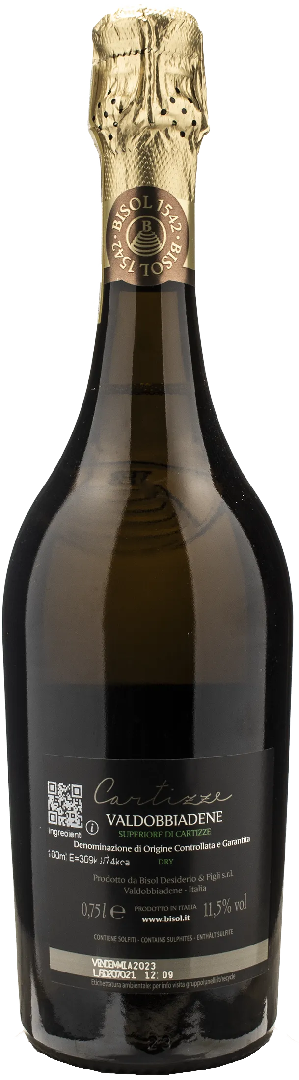 Bisol 1542 Valdobbiadene Superiore di Cartizze Dry 2023
