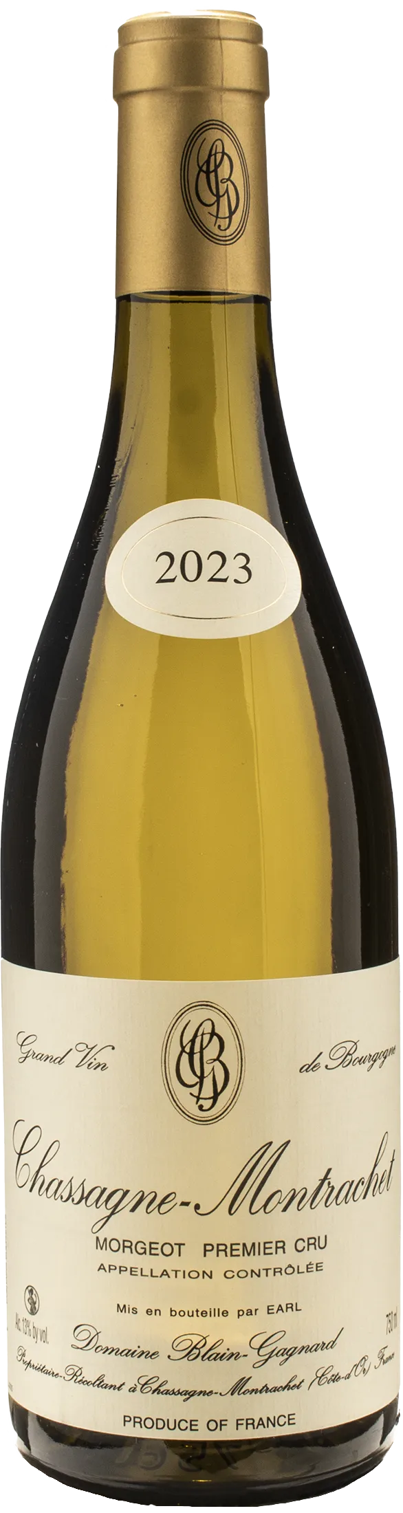 Blain Gagnard Chassagne Montrachet Blanc Morgeot 1er Cru 2023