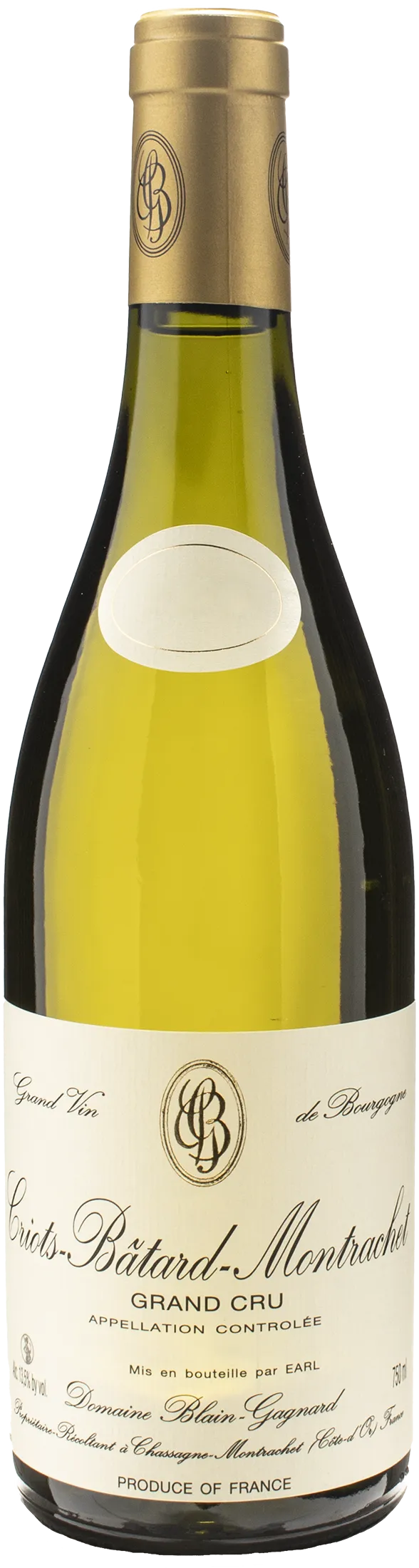 Blain Gagnard Criots Batard Montrachet Grand Cru 2022