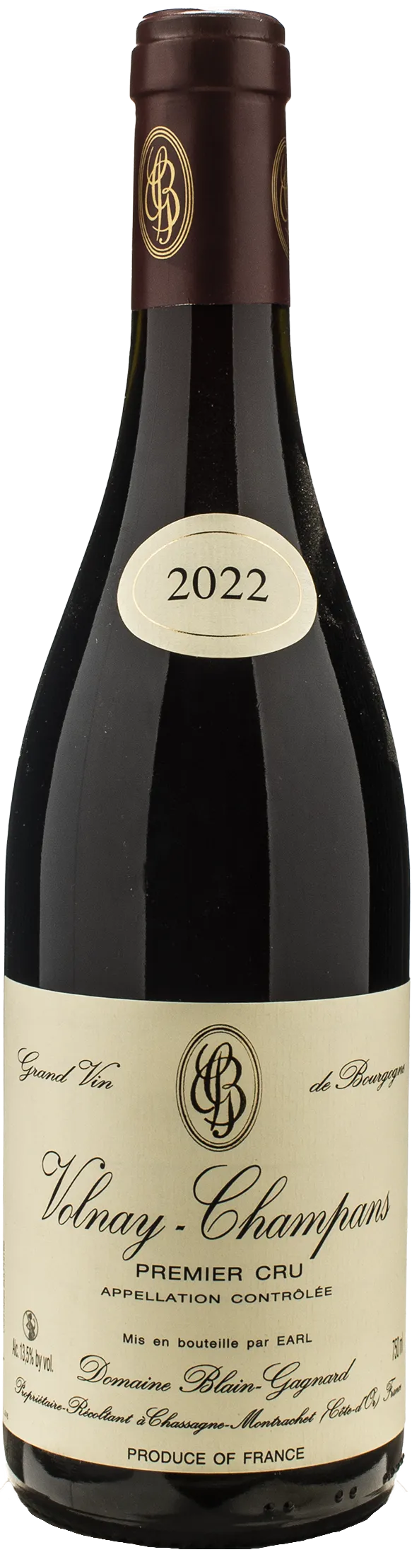 Blain Gagnard Volnay Champans 1er Cru 2022