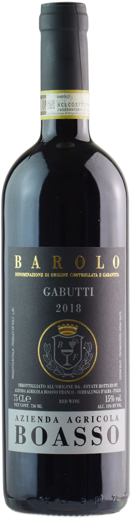 Boasso Barolo Gabutti 2018